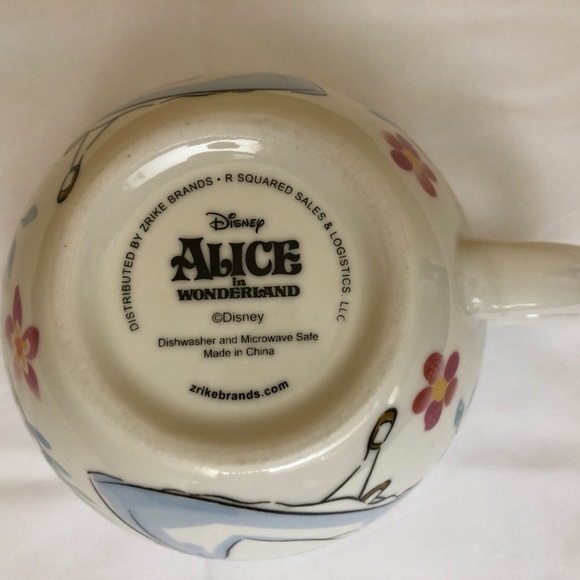 Disney Alice In Wonderland Spring Floral 16oz Teacup with Saucer NWT - Picture 11 of 13